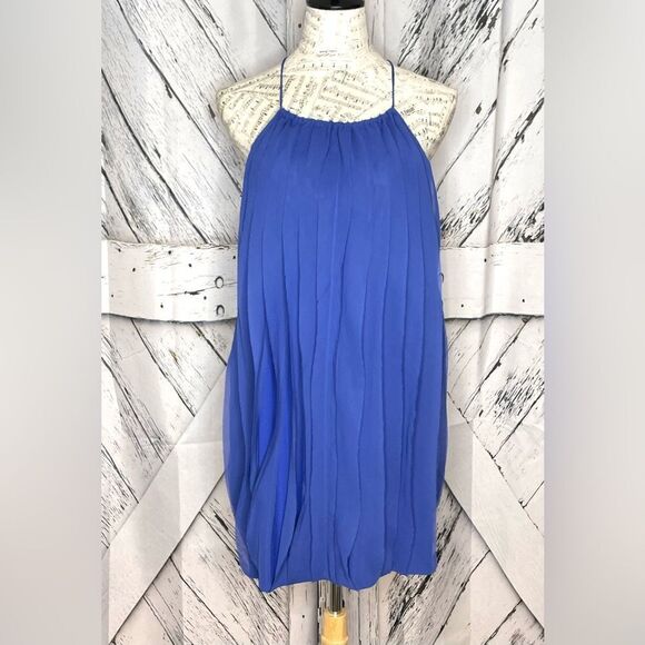 T -Bags Los Angeles Ruffle Front Mini Dress L - Picture 1 of 8